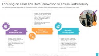 Reinventing physical retail store focusing on glass box store innovation to ensure sustainability