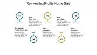 Reinvesting profits home sale ppt powerpoint presentation portfolio brochure cpb