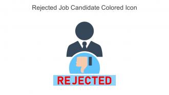 Rejected Job Candidate Colored Icon In Powerpoint Pptx Png And Editable Eps Format