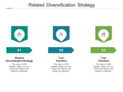 Related diversification strategy ppt powerpoint presentation professional model cpb
