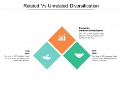 Related vs unrelated diversification ppt powerpoint presentation professional infographics cpb