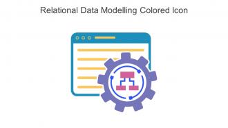 Relational Data Modelling Colored Icon In Powerpoint Pptx Png And Editable Eps Format