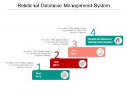 Relational database management system ppt powerpoint presentation slides slideshow cpb