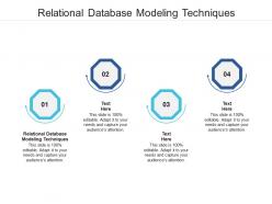 Relational database modeling techniques ppt powerpoint presentation inspiration file formats cpb