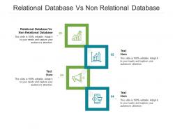Relational database vs non relational database ppt powerpoint presentation file elements cpb
