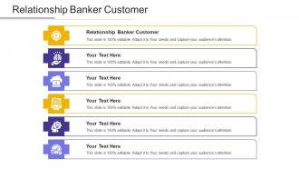Relationship banker customer ppt powerpoint presentation outline rules cpb