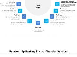 Relationship banking pricing financial services ppt powerpoint presentation inspiration elements cpb