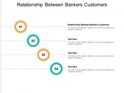 Relationship between bankers customers ppt powerpoint presentation outline portrait cpb