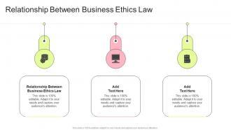 Relationship Between Business Ethics Law In Powerpoint And Google Slides Cpb