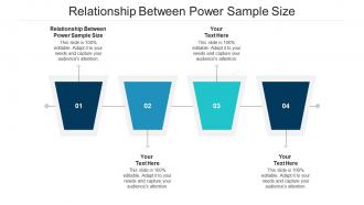 Relationship between power sample size ppt powerpoint presentation model designs download cpb