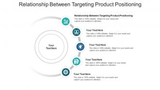 Relationship between targeting product positioning ppt powerpoint presentation show themes cpb