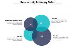 Relationship inventory sales ppt powerpoint presentation slides file formats cpb