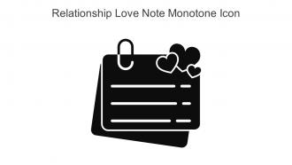 Relationship Love Note Monotone Icon In Powerpoint Pptx Png And Editable Eps Format