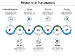 Relationship management ppt powerpoint presentation professional show cpb