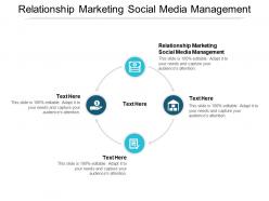 Relationship marketing social media management ppt powerpoint presentation example cpb