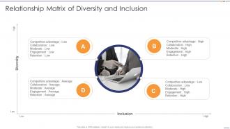 Relationship Matrix Of Diversity And Inclusion Setting Diversity And Inclusivity Goals