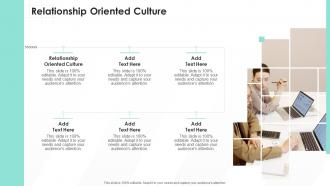 Relationship Oriented Culture In Powerpoint And Google Slides Cpb