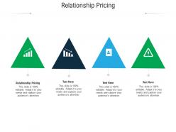 Relationship pricing ppt powerpoint presentation summary brochure cpb