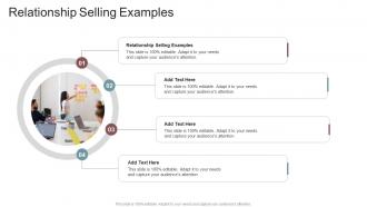 Relationship Selling Examples In Powerpoint And Google Slides Cpb