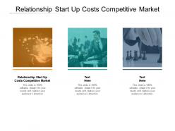 Relationship start up costs competitive market ppt powerpoint presentation summary clipart cpb
