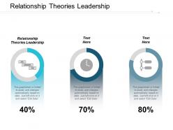 Relationship theories leadership ppt powerpoint presentation portfolio example introduction cpb