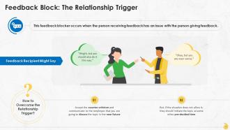 Relationship Trigger As A Feedback Block Training Ppt