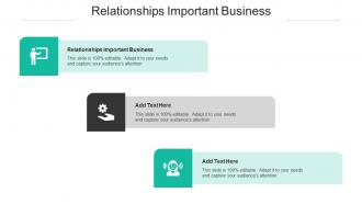 Relationships Important Business Ppt Powerpoint Presentation Pictures Tips Cpb