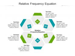 Relative frequency equation ppt powerpoint presentation inspiration guidelines cpb
