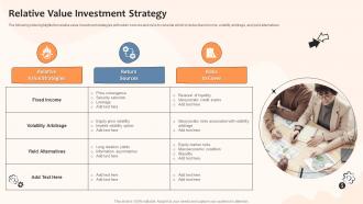 Relative Value Investment Strategy Risk And Returns Investment Strategies