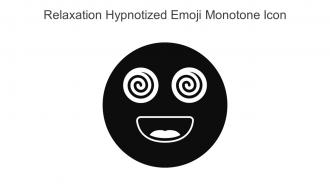Relaxation Hypnotized Emoji Monotone Icon In Powerpoint Pptx Png And Editable Eps Format