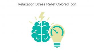 Relaxation Stress Relief Colored Icon In Powerpoint Pptx Png And Editable Eps Format