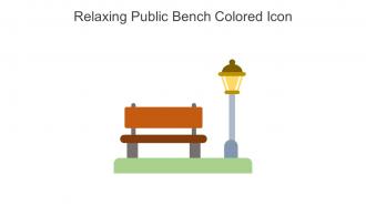 Relaxing Public Bench Colored Icon In Powerpoint Pptx Png And Editable Eps Format