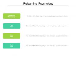 Relearning psychology ppt powerpoint presentation model maker cpb