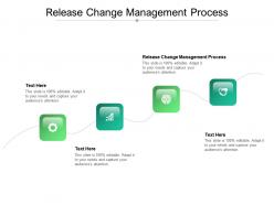 Release change management process ppt powerpoint presentation ideas format ideas cpb