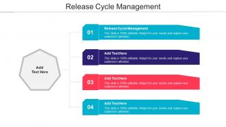 Release Cycle Management Ppt Powerpoint Presentation Pictures Structure Cpb