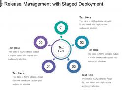 Release management with staged deployment