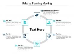Release planning meeting ppt powerpoint presentation ideas brochure cpb