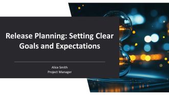 Release Planning Setting Clear Goals And Expectations PPT Sample AT