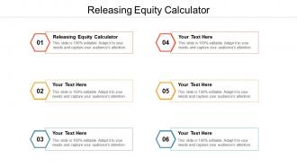 Releasing equity calculator ppt powerpoint presentation icon background images cpb