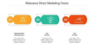 Relevance direct marketing future ppt powerpoint presentationmodel brochure cpb