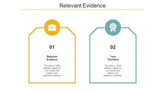 Relevant Evidence Ppt Powerpoint Presentation Infographics Smartart Cpb