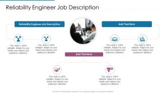 Reliability Engineer Job Description In Powerpoint And Google Slides Cpp