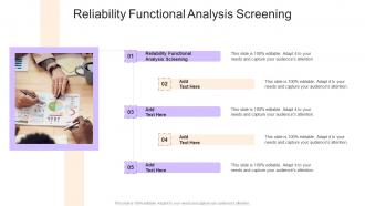 Reliability Functional Analysis Screening In Powerpoint And Google Slides Cpb