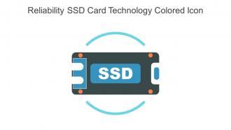Reliability SSD Card Technology Colored Icon In Powerpoint Pptx Png And Editable Eps Format