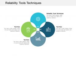 Reliability tools techniques ppt powerpoint presentation summary influencers cpb