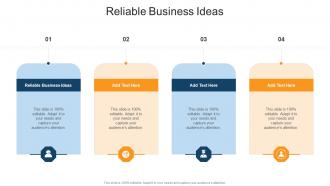 Reliable Business Ideas In Powerpoint And Google Slides Cpb