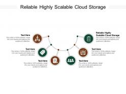 Reliable highly scalable cloud storage ppt powerpoint presentation pictures templates cpb