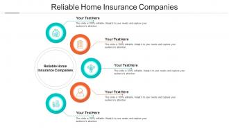 Reliable home insurance companies ppt powerpoint presentation templates cpb