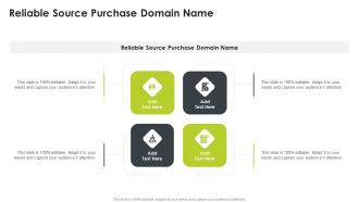 Reliable Source Purchase Domain Name In Powerpoint And Google Slides Cpb