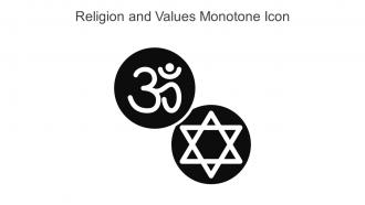 Religion And Values Monotone Icon In Powerpoint Pptx Png And Editable Eps Format